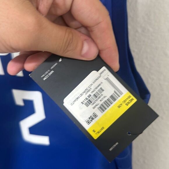 NWT Nike Mens Royal Blue Kawhi Leonard Icon LA‎ Clippers Swingman Jersey Small - Picture 4 of 5